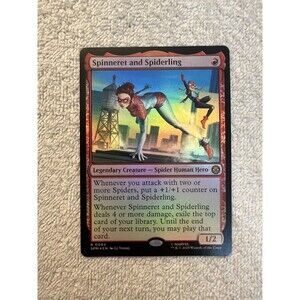 MTG Spinneret & Spiderling #94 – SPM – Foil – NM